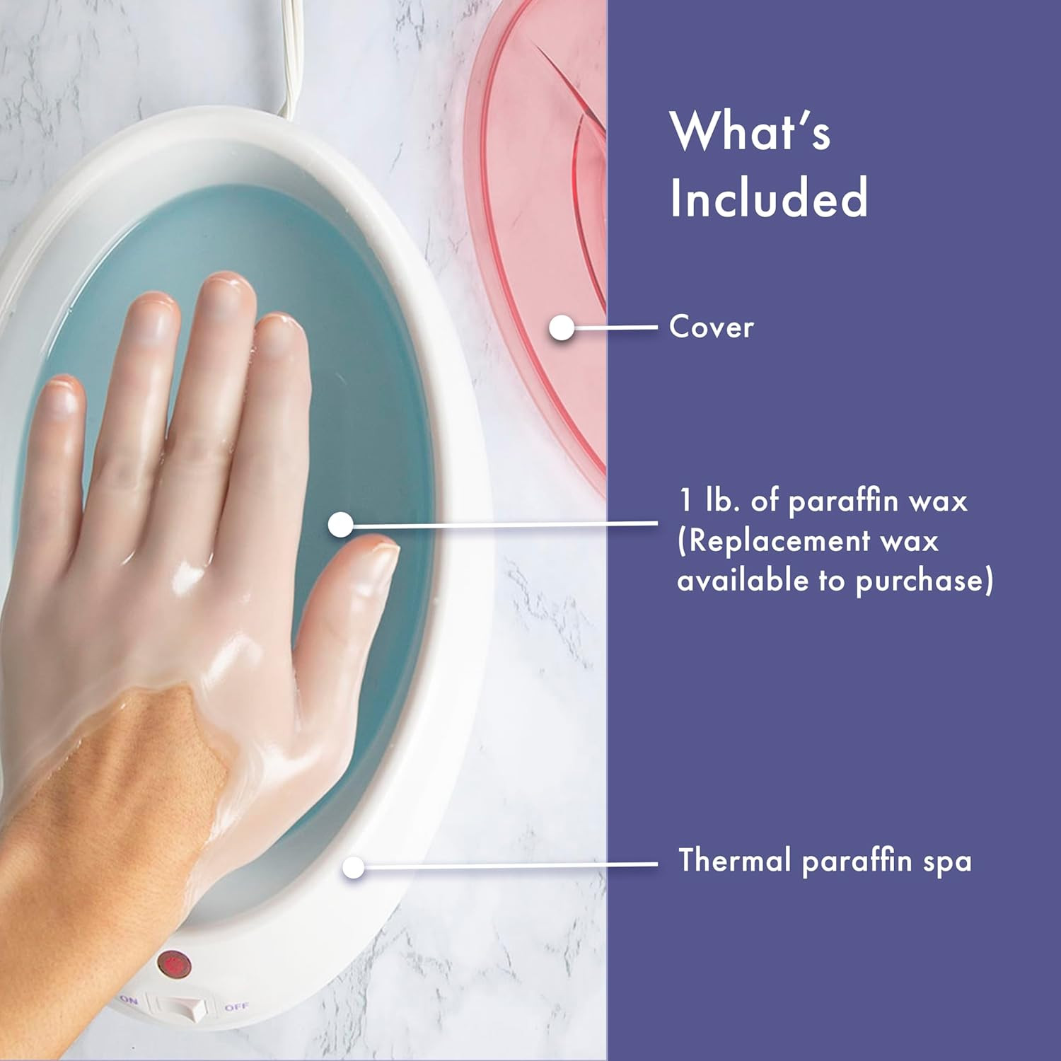 True Glow by Paraffin Wax Machine for Hand and Feet - Paraffin Bath for Hands -