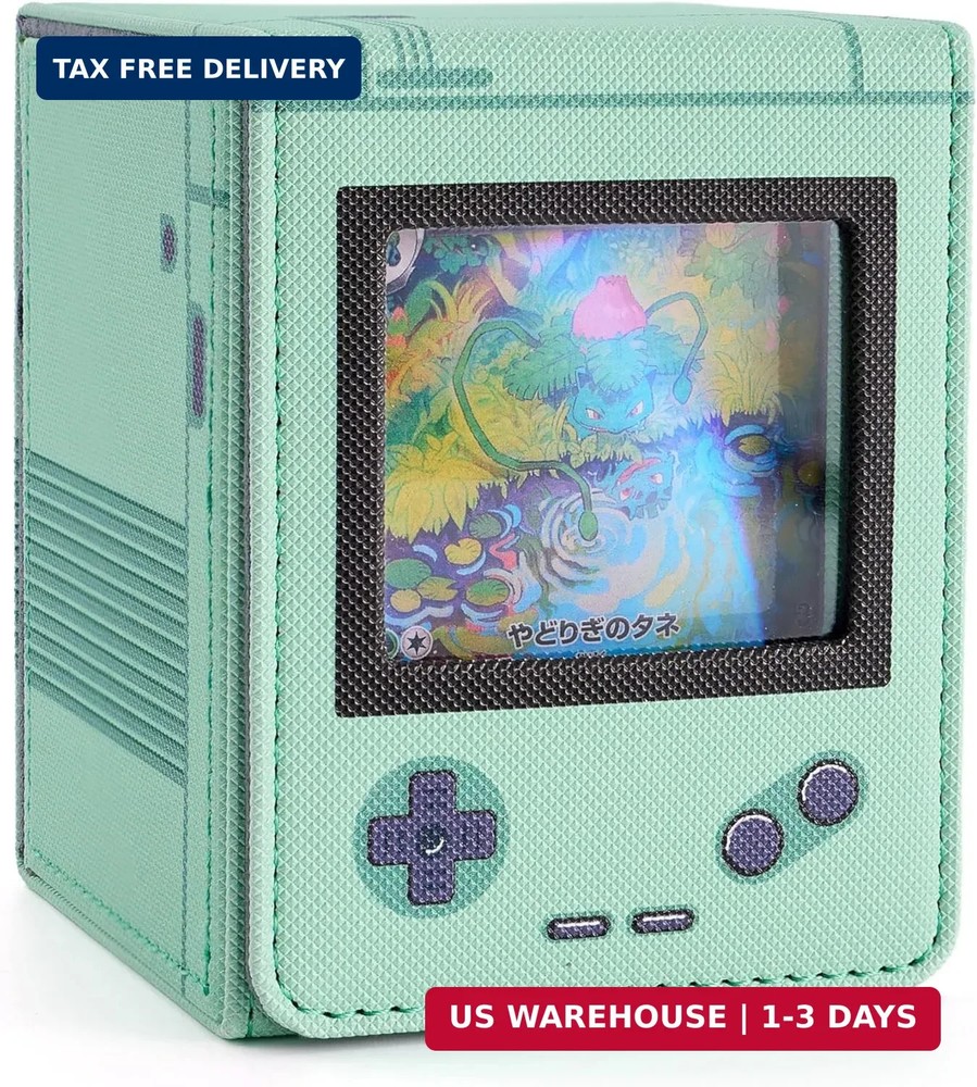 Retro Gaming Console Appearance MTG Deck Box with Commander Display, Card Deck C