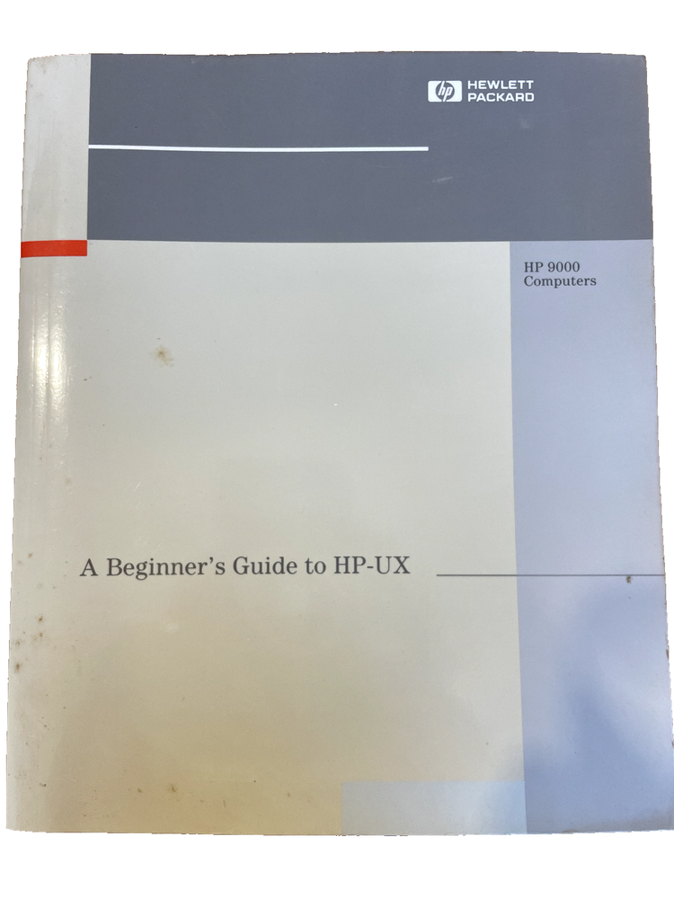 A Beginner's Guide to HP-UX
