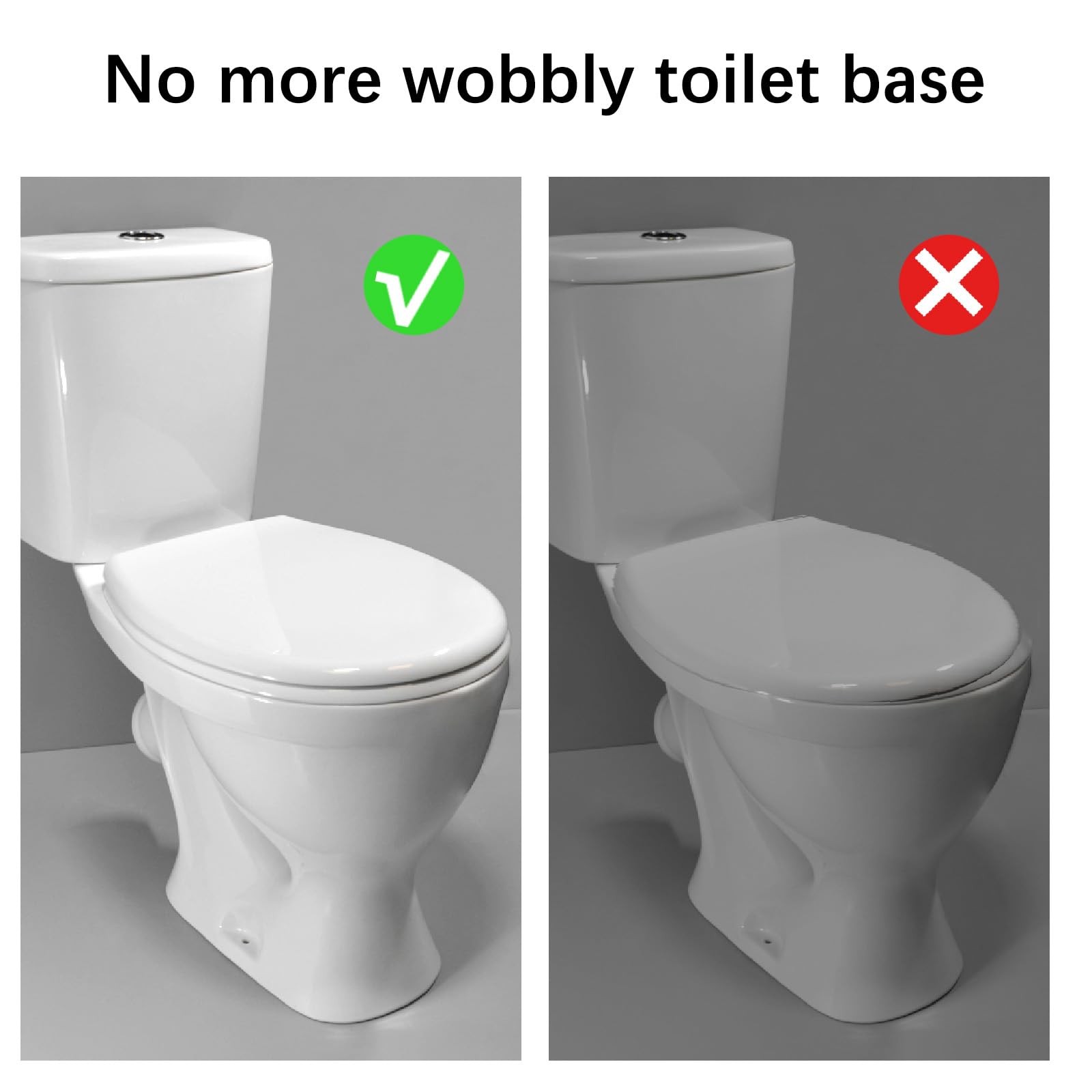 2Pcs Toilet Seat Screws Kit, Heavy Duty Stainless Steel Toilets Bolts Toilets...