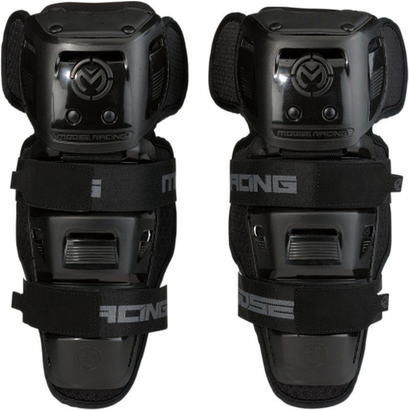 Moose Synapse Lite Youth Knee Guards Black