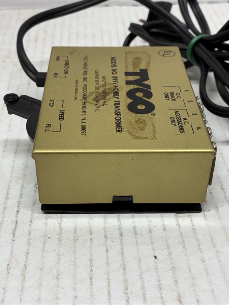 Tyco Hobby Transformer Model 899V Tested See Description