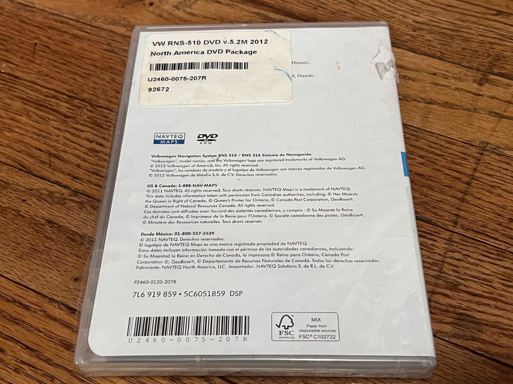 Volkswagen Navigation System RNS 510 DVD