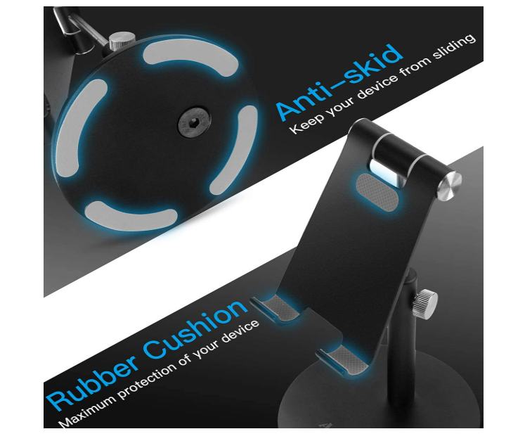 Tablet Stand 360°Retail Pos Rotating iPad Mount Holder Swivel Base Support Stand