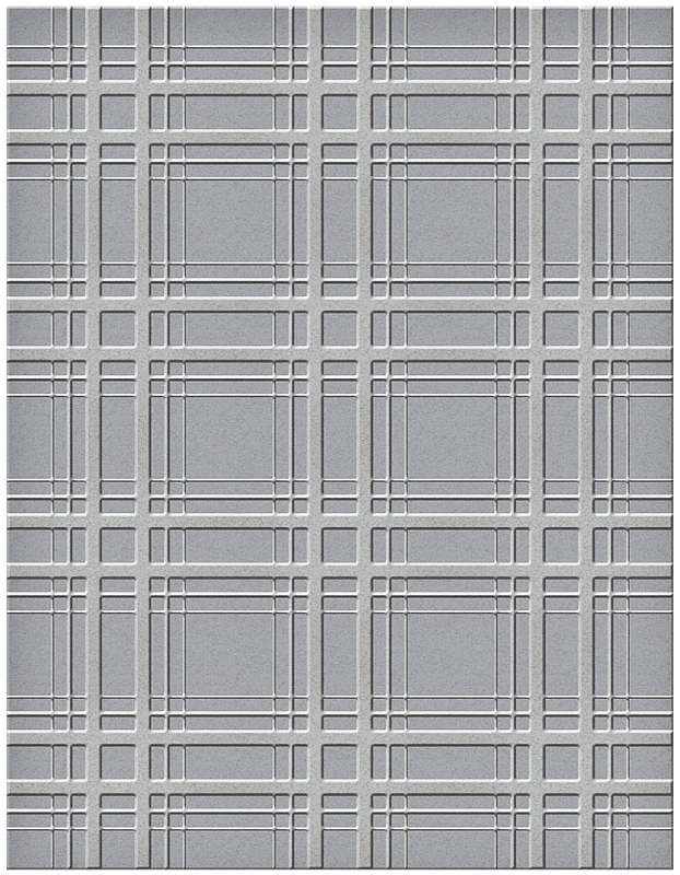 Spellbinders Embossing Folder Plaid Company