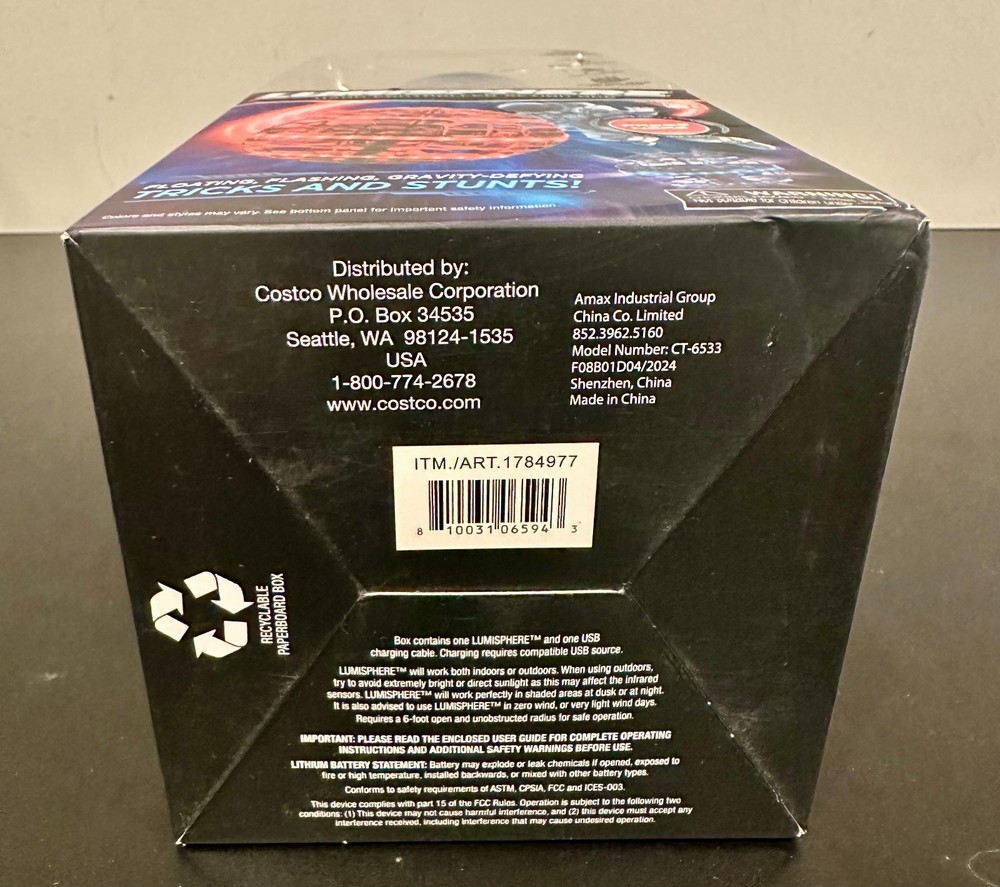 Lumisphere Hand-Controlled Action Orb - Blue *NEW*