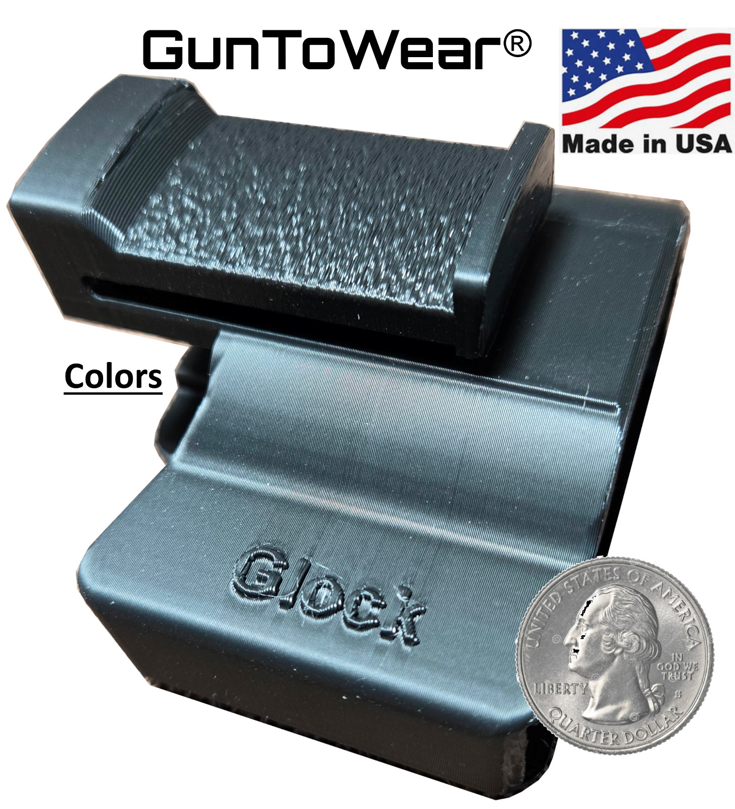 GLOCK 17 19 22 23 26 27 31 32 33 36 44 Holster In Waistband IWB Conceal Carry