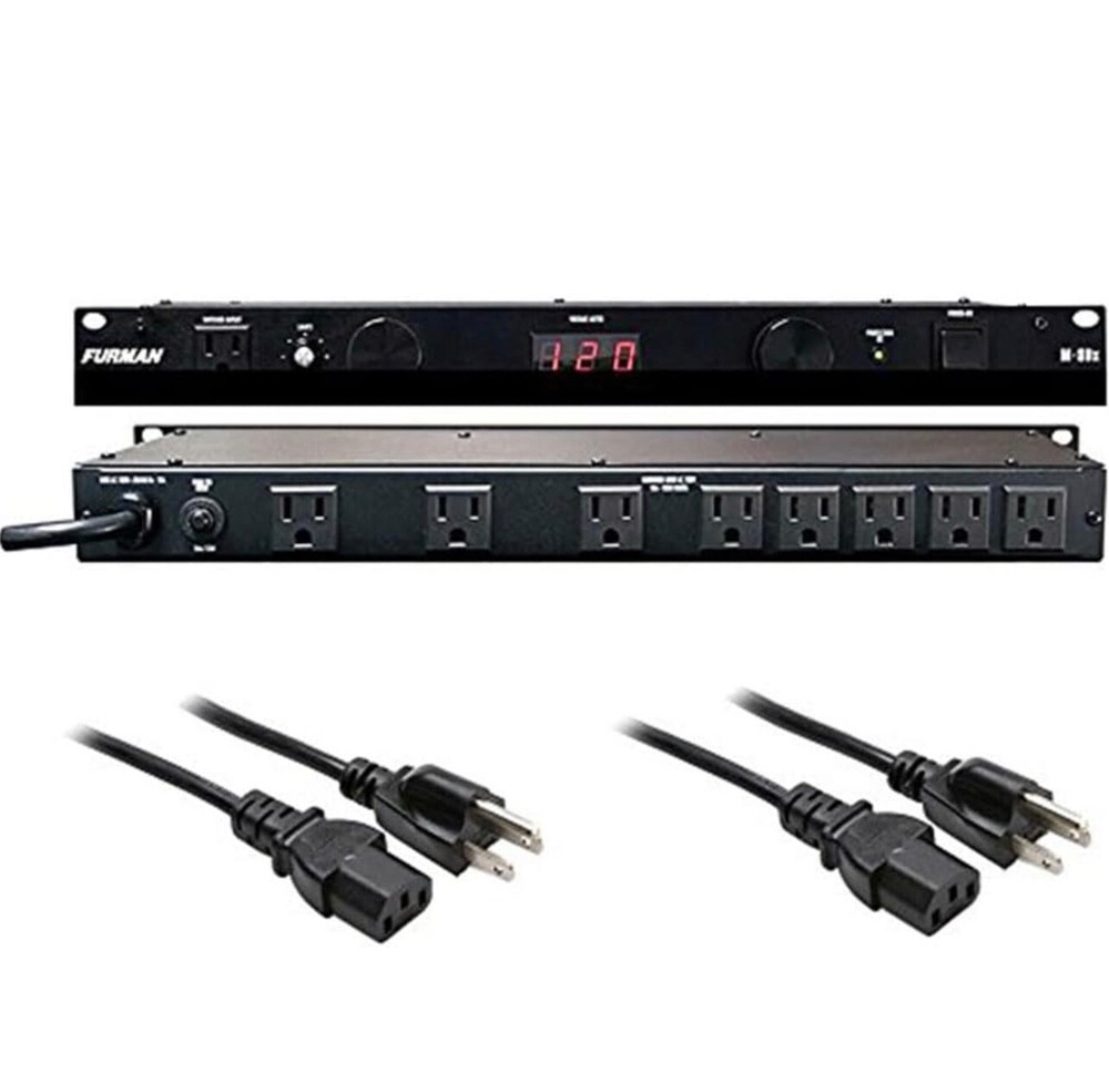 FURMAN M8DX MERIT SERIES SPIKE PROTECTOR WITH LIGHTS