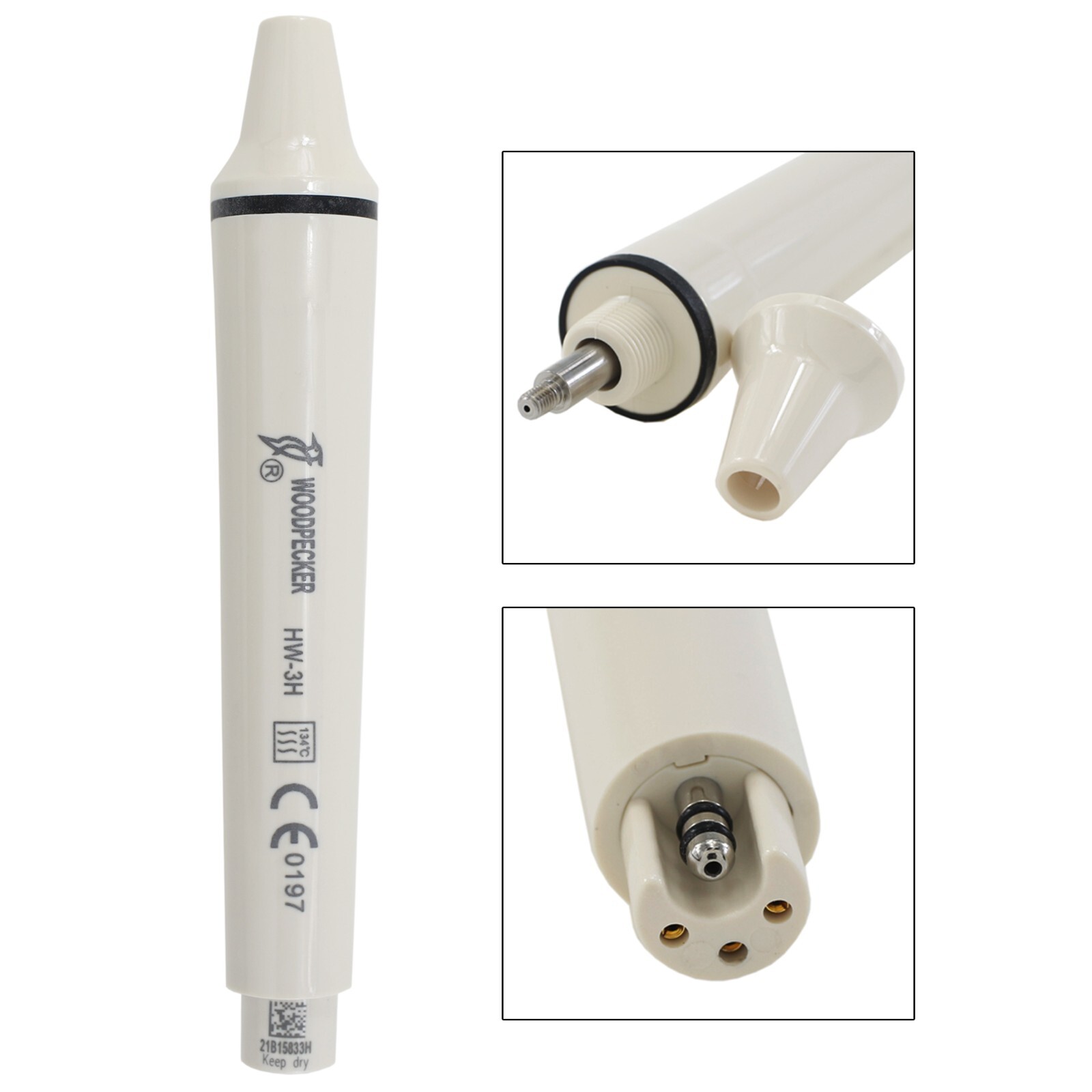 Woodpecker HW-3H Dental Ultrasonic Piezo Scaler Handpiece HW-3H Detachable