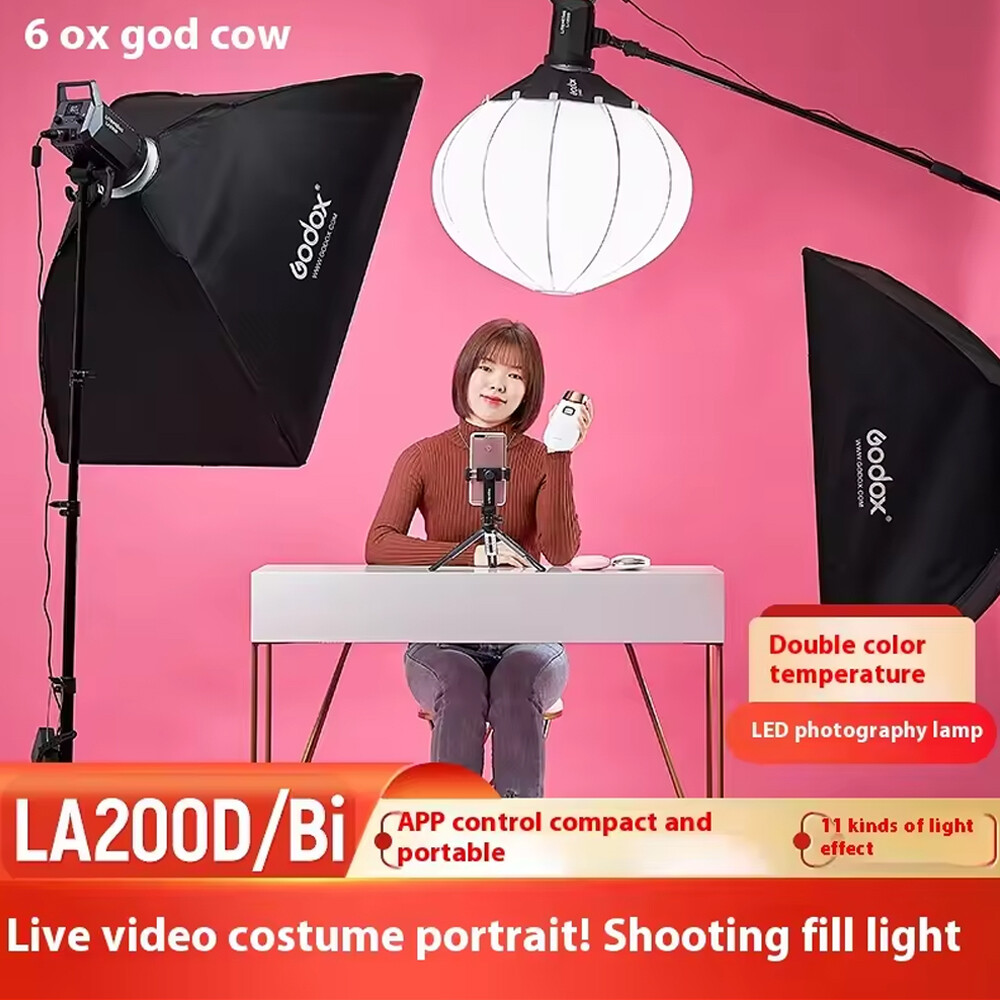 GODOX LA200D LED Video Light 200W 5600K Bowens Mount LED Continuous Light