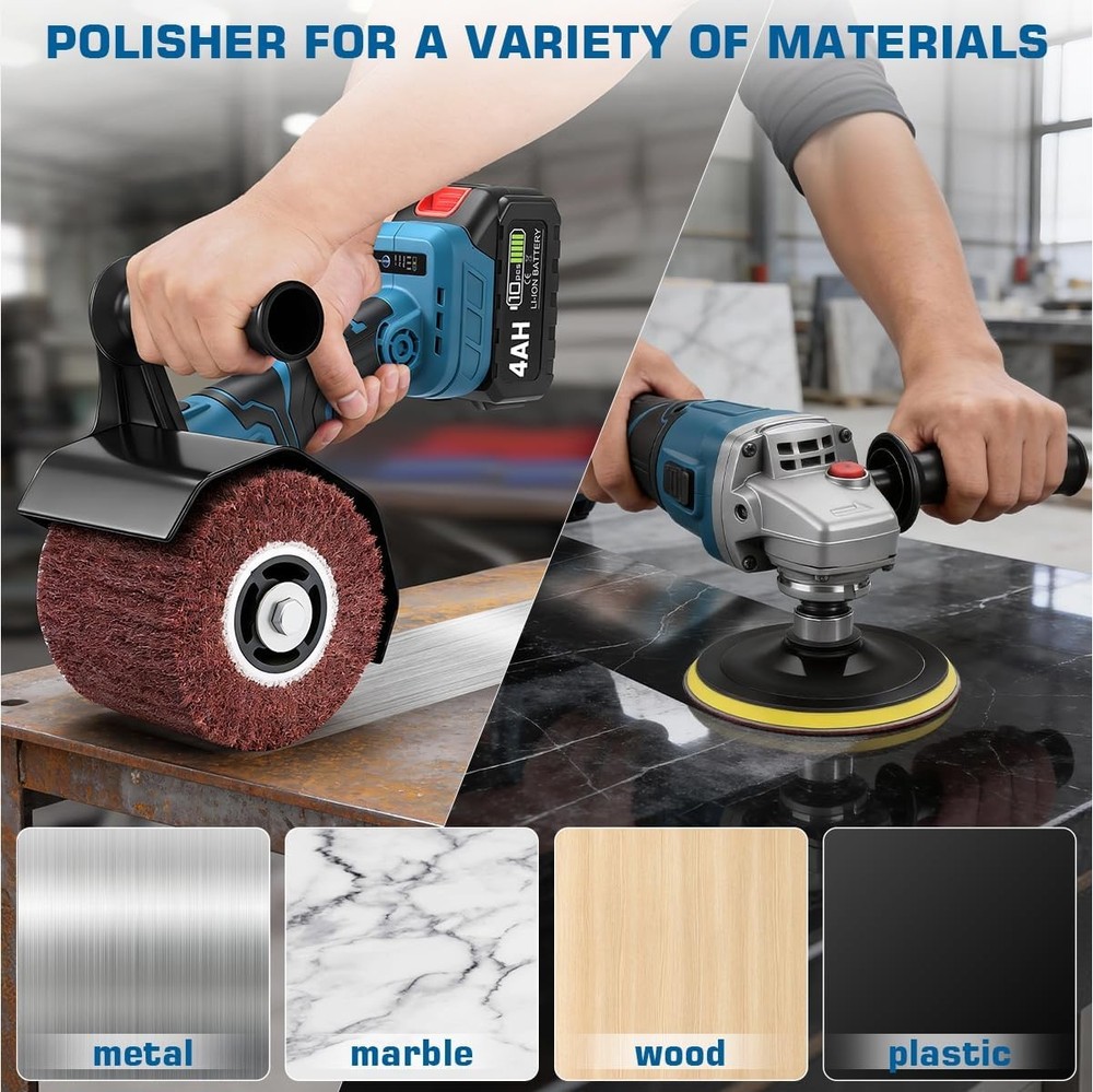 3IN1 Burnishing Polishing Machine & Buffer Polisher & Angle Grinder (tool only)