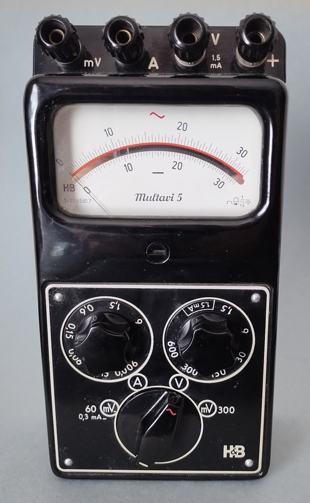 Antique Hartmann Braun Multavi 5 AC/DC Voltmeter & Ammeter
