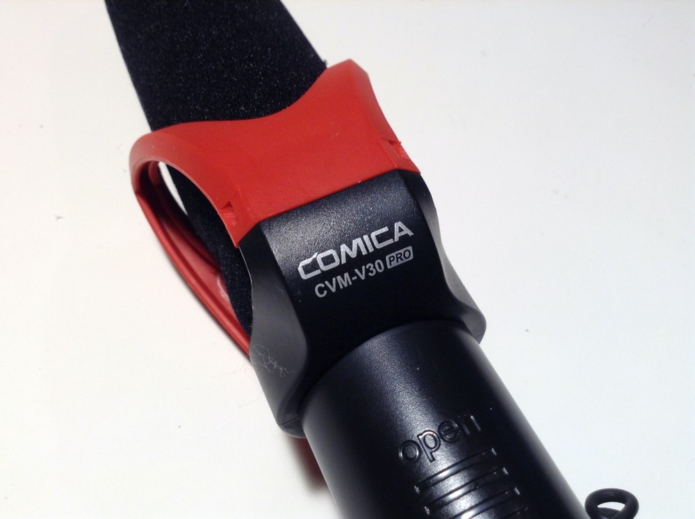 Comica CVM-V30 PRO Camera Microphone Super-Cardioid Pattern Directional (RED)