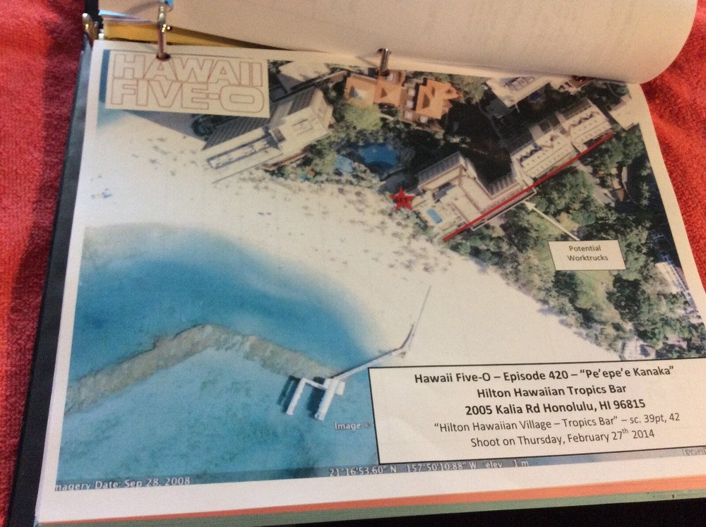 HAWAII FIVE-O ORIGINAL SCRIPT 420 SCHEDULE 2014 PE'EPE'E KANAKA DANIEL DAE KIM