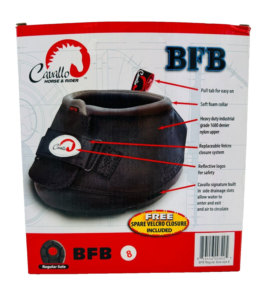 Cavallo BFB Horse Boot Size 8 Regular BFB REGULAR-8 BOOTS SOLD INDIVIDUALLY