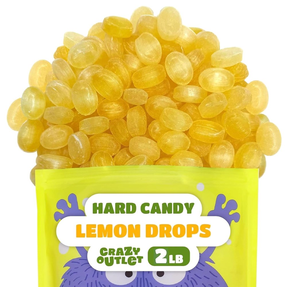 Lemon Drops Hard Candy - 2 Pound Bag