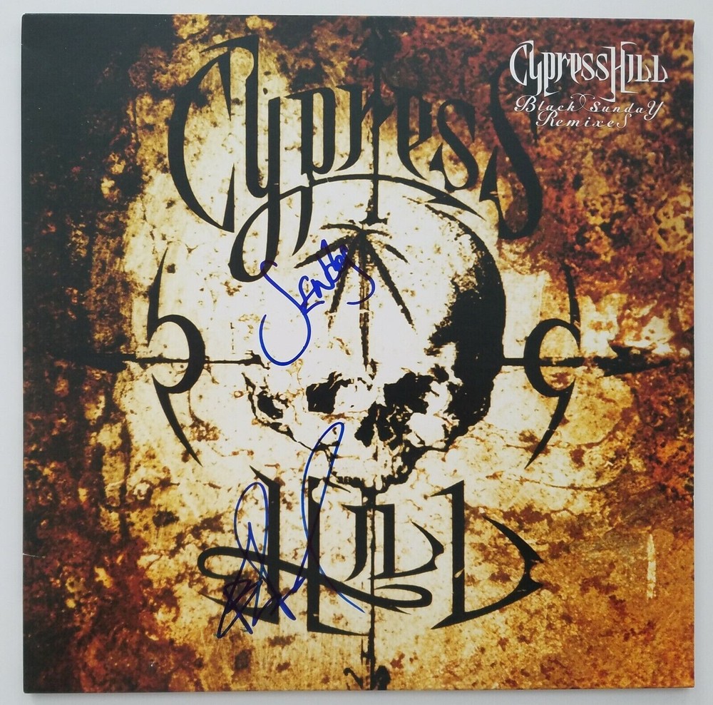 Cypress Hill Signed Black Sunday Remixes RSD Vinyl Record Album Rap Legends RAD
