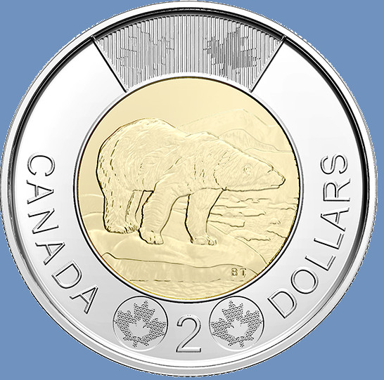 2022 Canada Two Dollar Coin. Mint Condition Toonie UNC $2