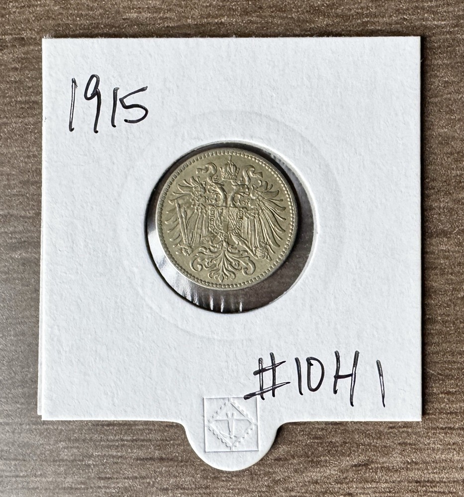1915 AUSTRIA 10 HELLER