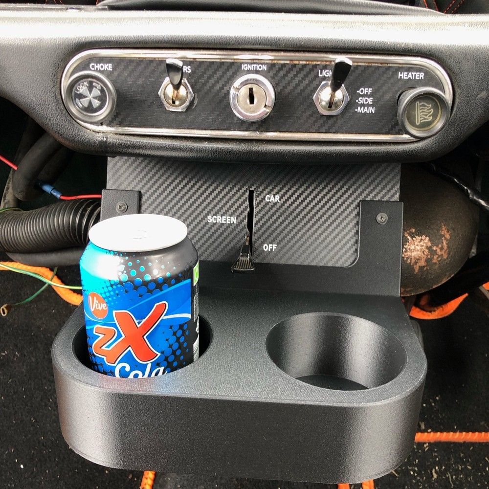 Classic Mini Front Cup Holder - Heater Mounted