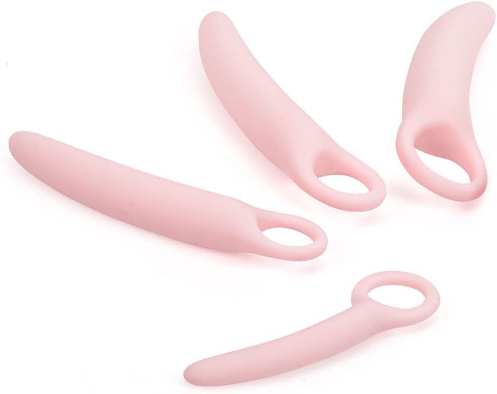 4-Pack Silicone Pelvic Floor Muscle Dilator Trainer Set
