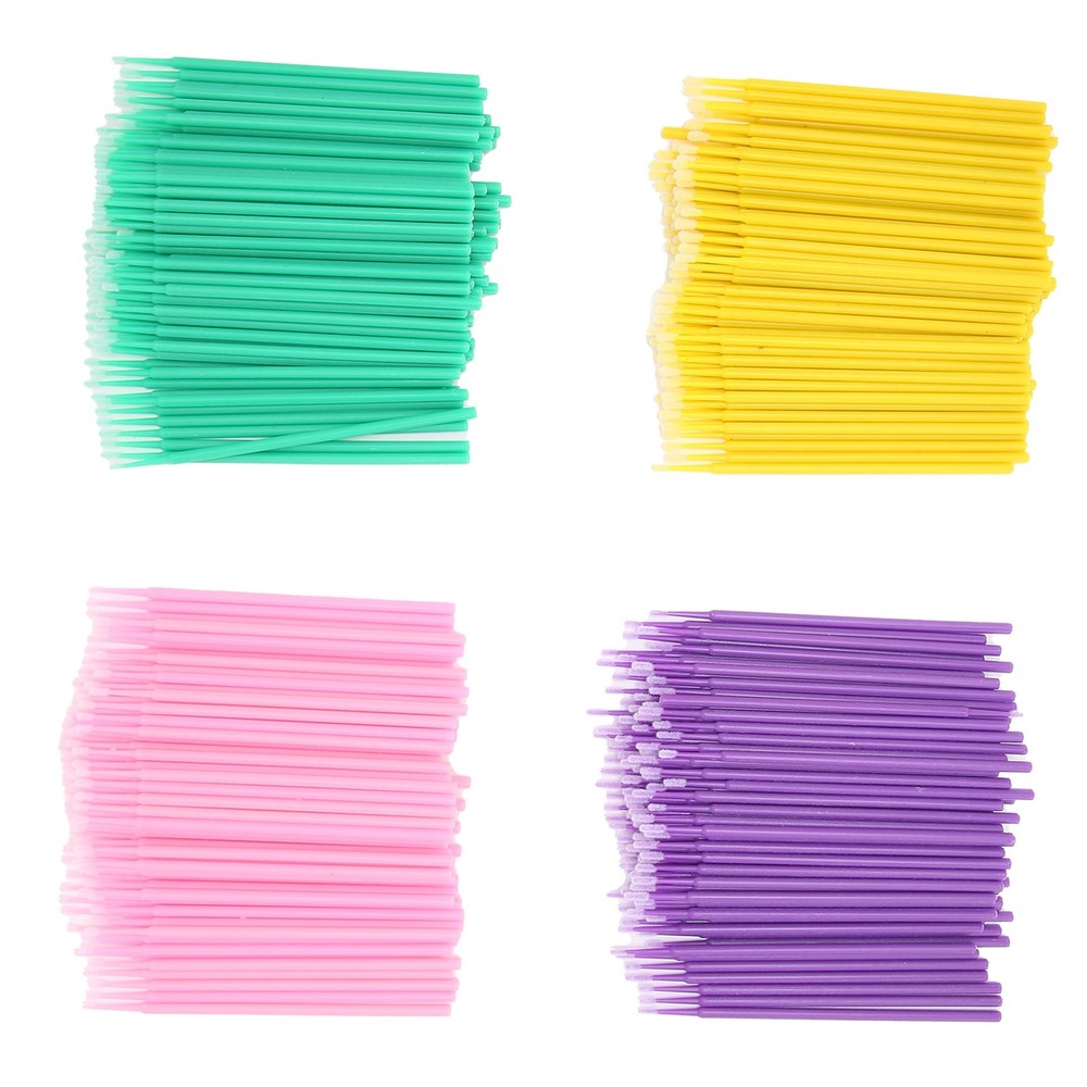 Hot Bendable Micro Applicator Brushes Micro Wands Supplies For Makeup