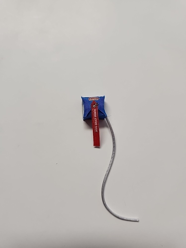 1/24 SCALE SINGLE BLUE SIMPSON DRAG CHUTE