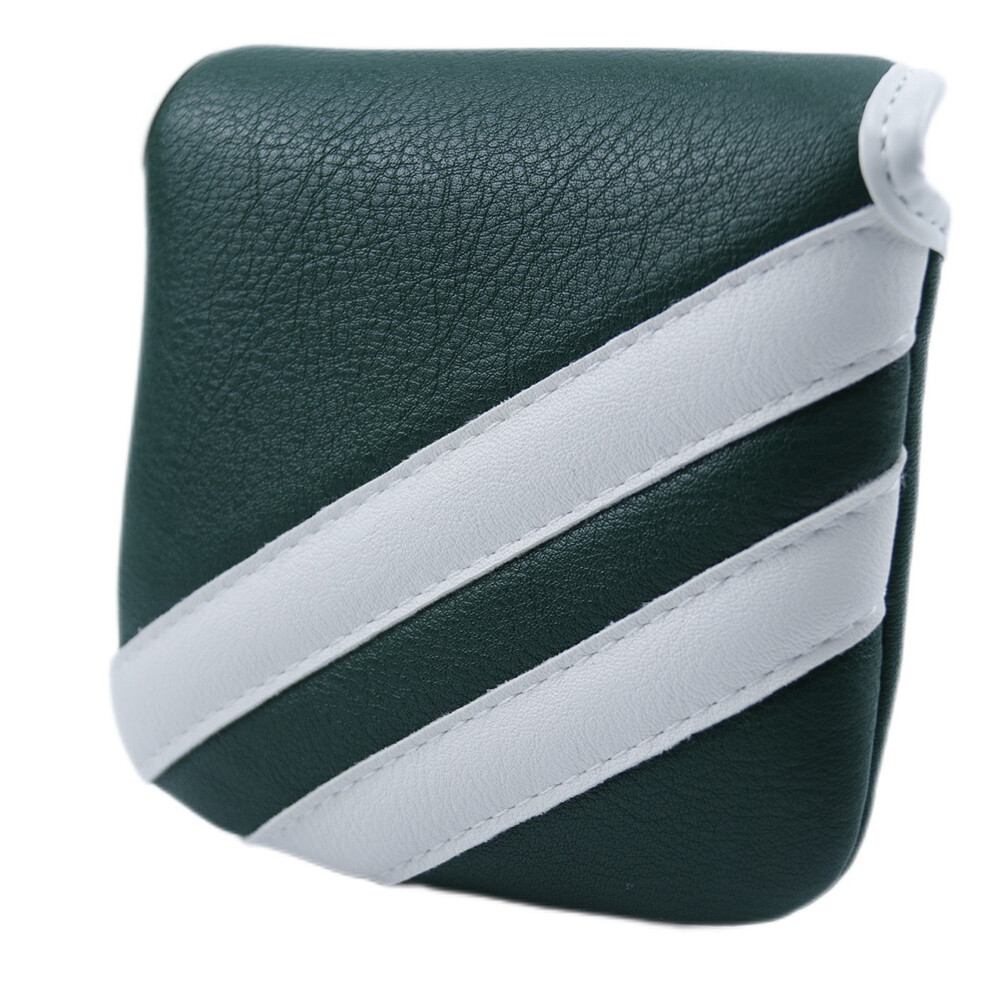 Square Golf Putter Cover with Two Diagonal Stripes Multicolor Golf Accessory