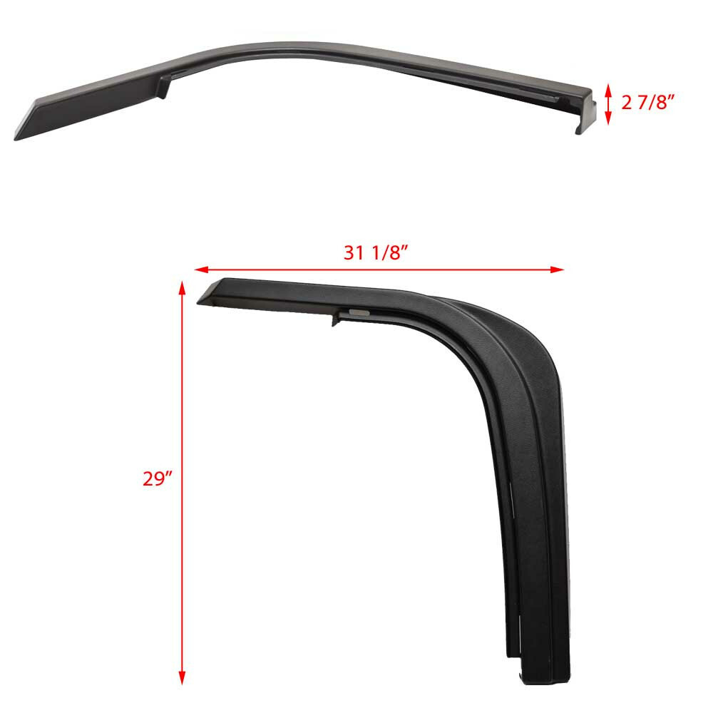 Lund Boat Windshield Mount Bezel 2314285 | Tyee Black (PORT)