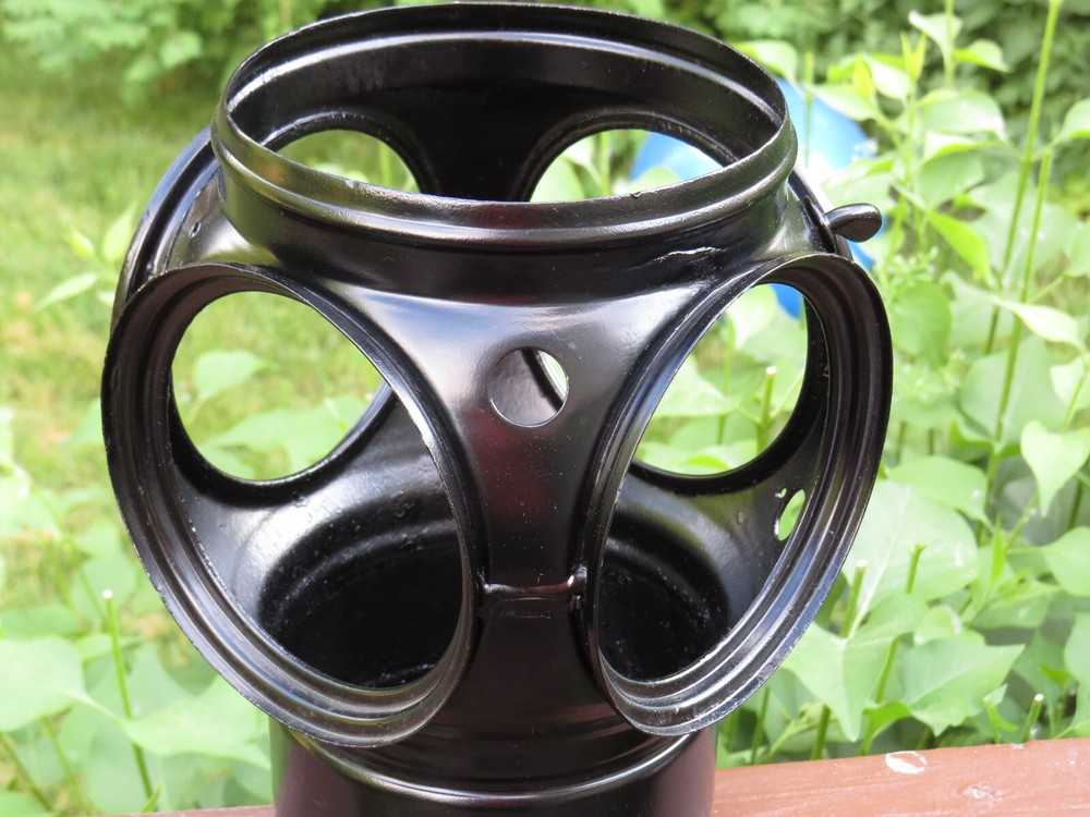 4 WAY RAILROAD LANTERN HOUSING NICE CONDITION