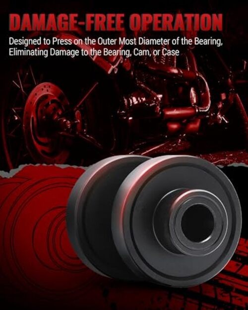 Motorcycle Wheel Bearing Puller Tool Kit Compatible with For Harley Davidson