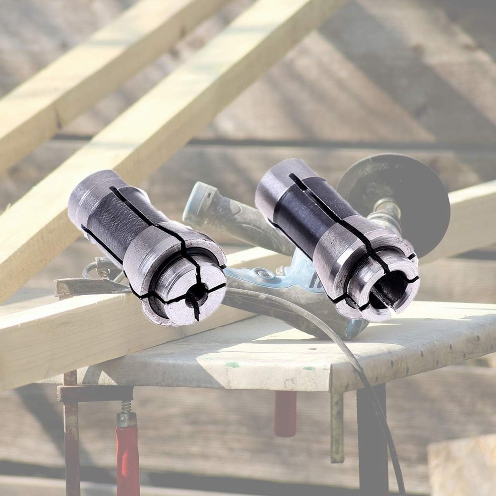 Versatile 4 Pack Die Grinder Collet and Adapter - 1/8" & 1/4" Compatible