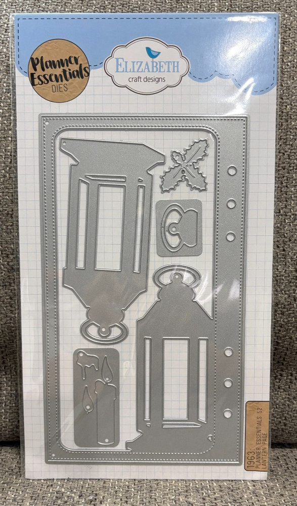 Elizabeth Craft Planner Dies ** Planner Essentials 52 Lantern Page # 1963