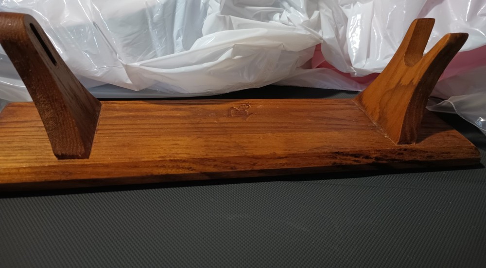 small sword display stand Solid wood