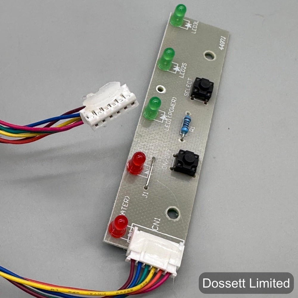 Control Panel PCB Board LED Indicator Button Harness Fits Ice Water Dispenser