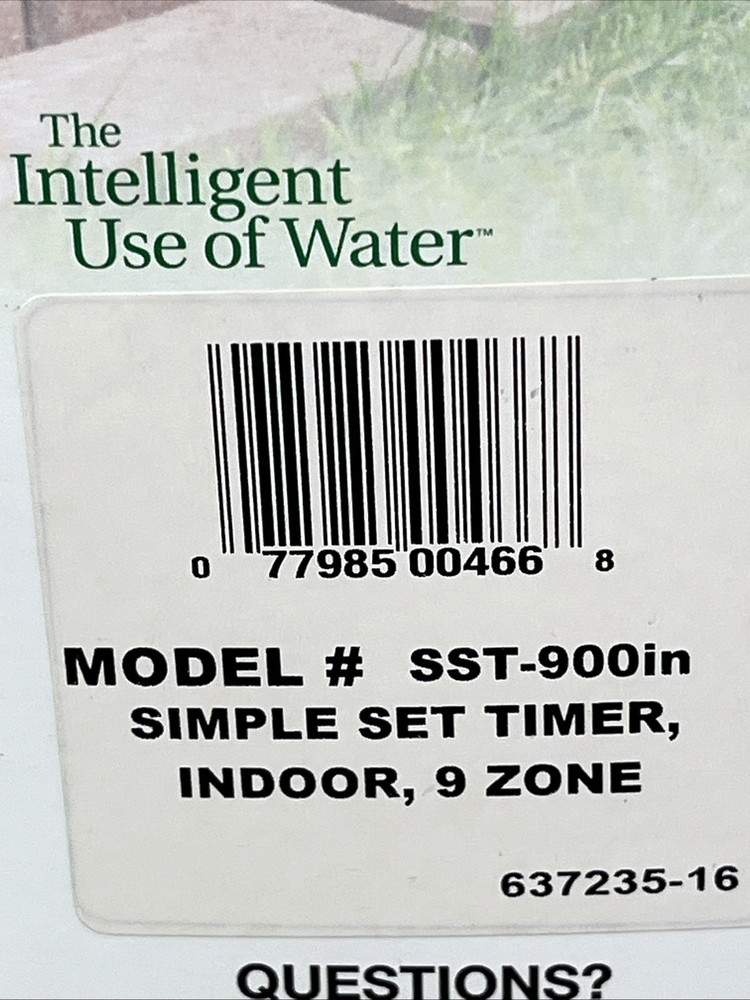 Rain Bird SST-900in 9 Zone Indoor Mounting Sprinkler Controller