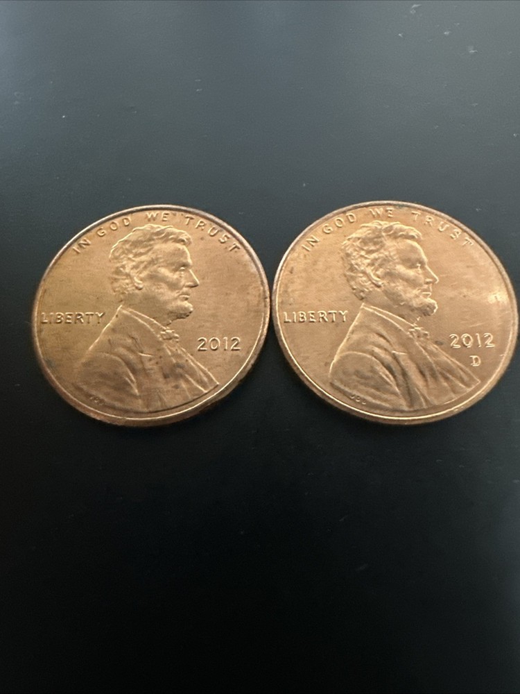 2012 P&D - Lincoln Shield Cent Set - Circulated, AU+