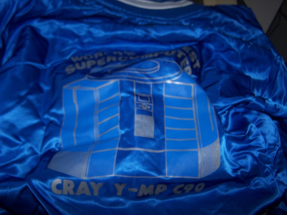 Cray Jacket World's Fastestt SuperComputers Cray Y-MP C90   Size XLarge