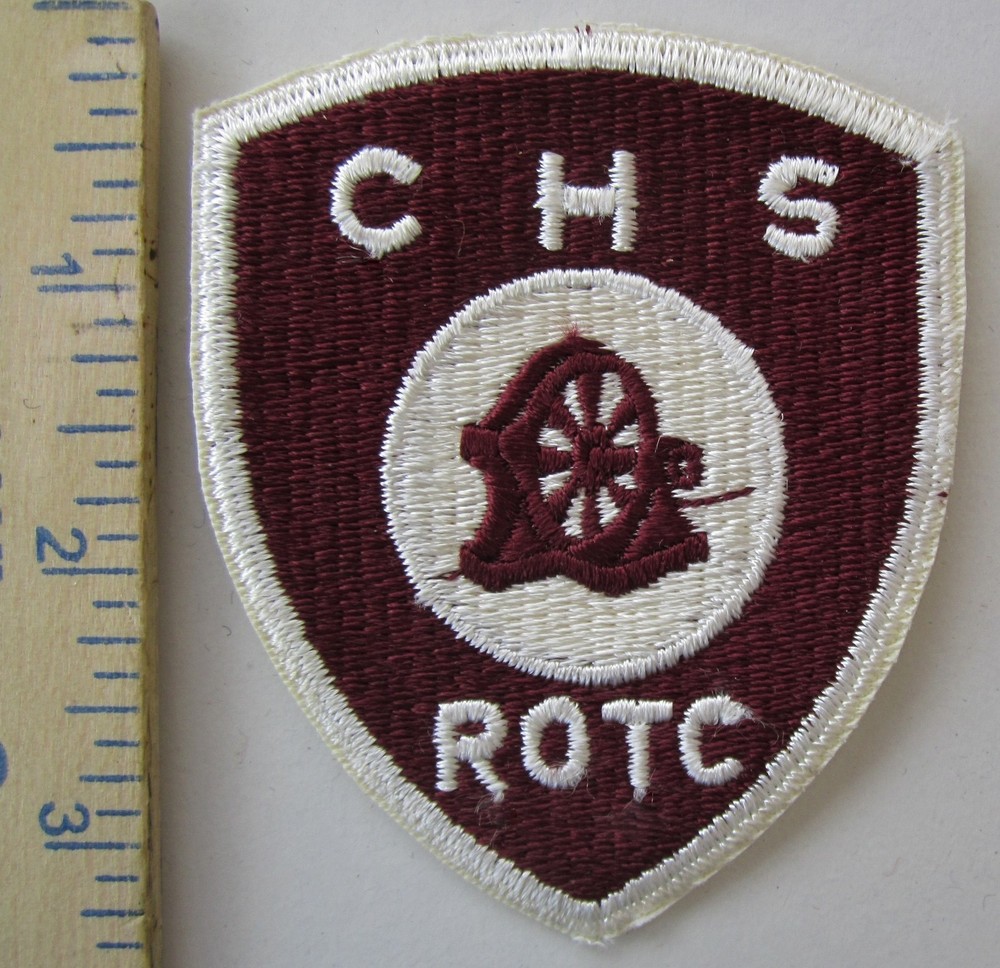 ORIGINAL Vintage CHS ROTC SCHOOL PATCH