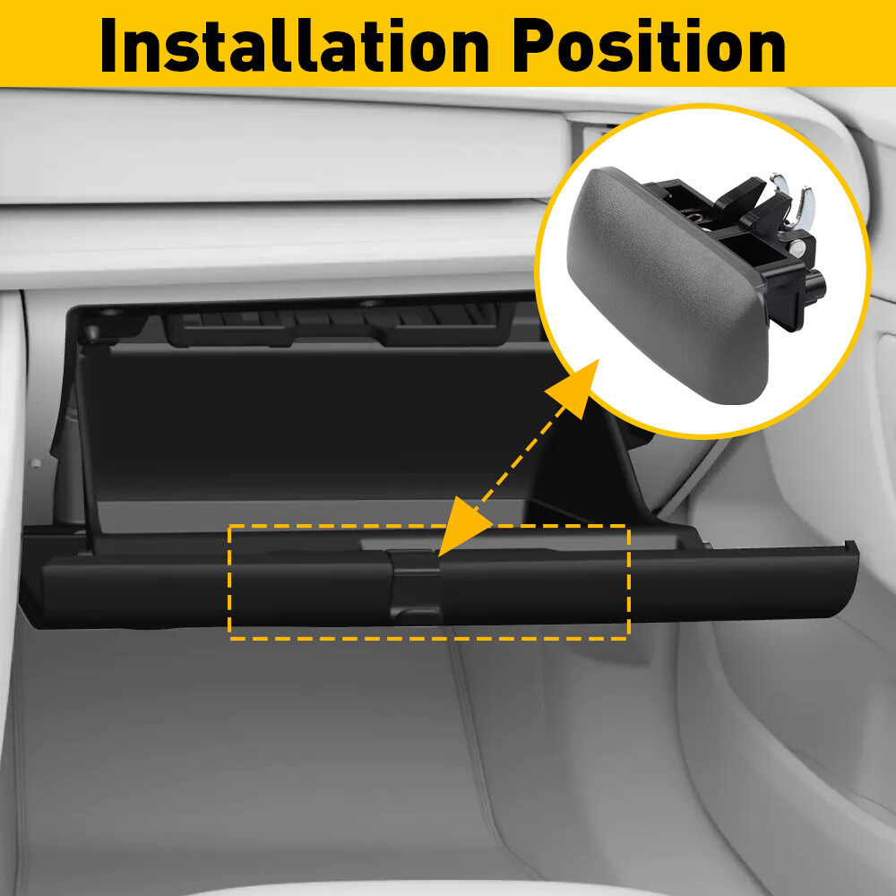 Gray Glove Box Latch For 1997-2000 Dodge Dakota 1998-2000 Dodge Durango 5EM34LAZ