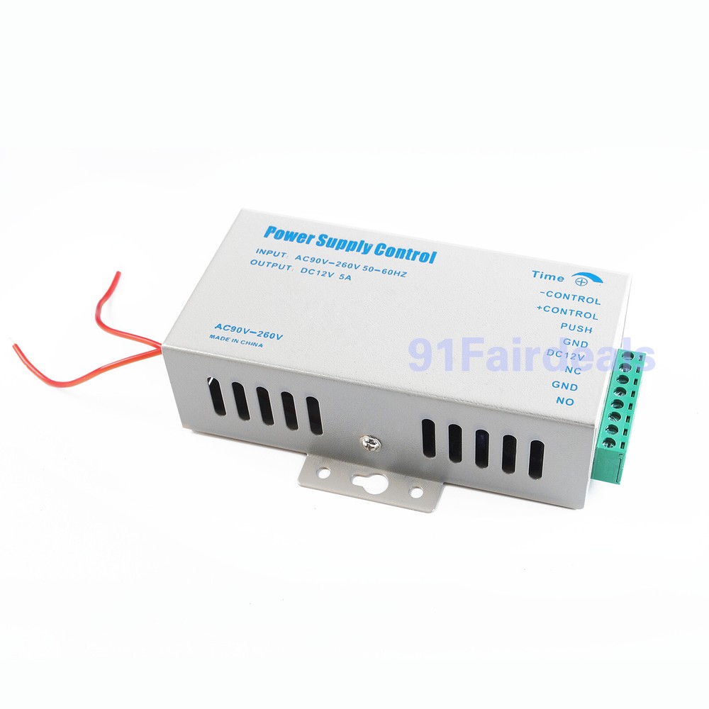 DC12V 5A Door Access Power Supply for Entry Exit Control System Electric Lock