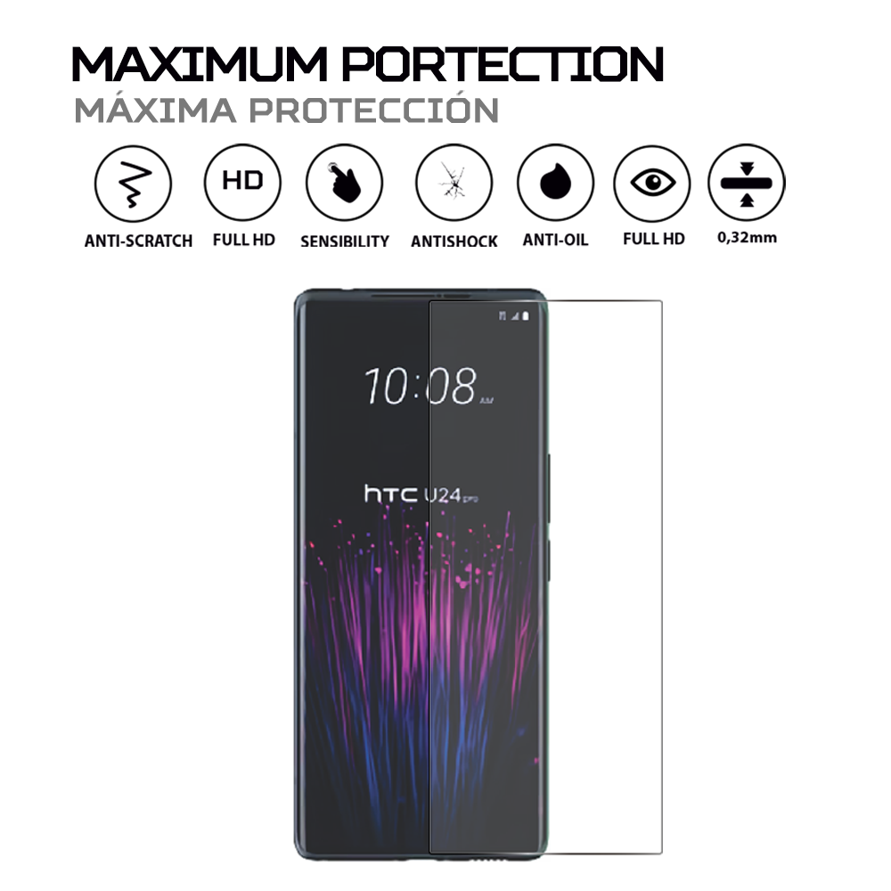 ANTISHOCK Screen protector for htc u24 pro