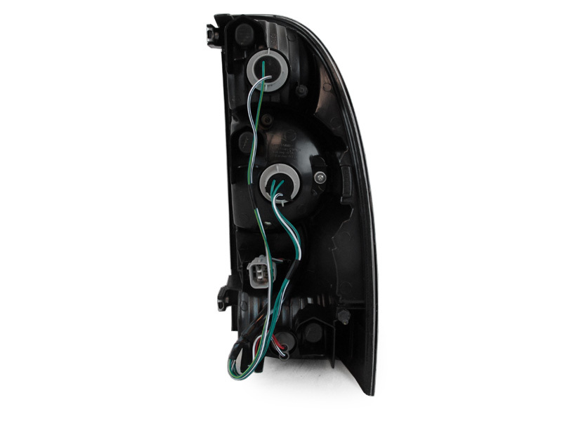 4PCS Set DEPO Black LED Tail Light + License Plate Assembly For 2005-2015 Tacoma