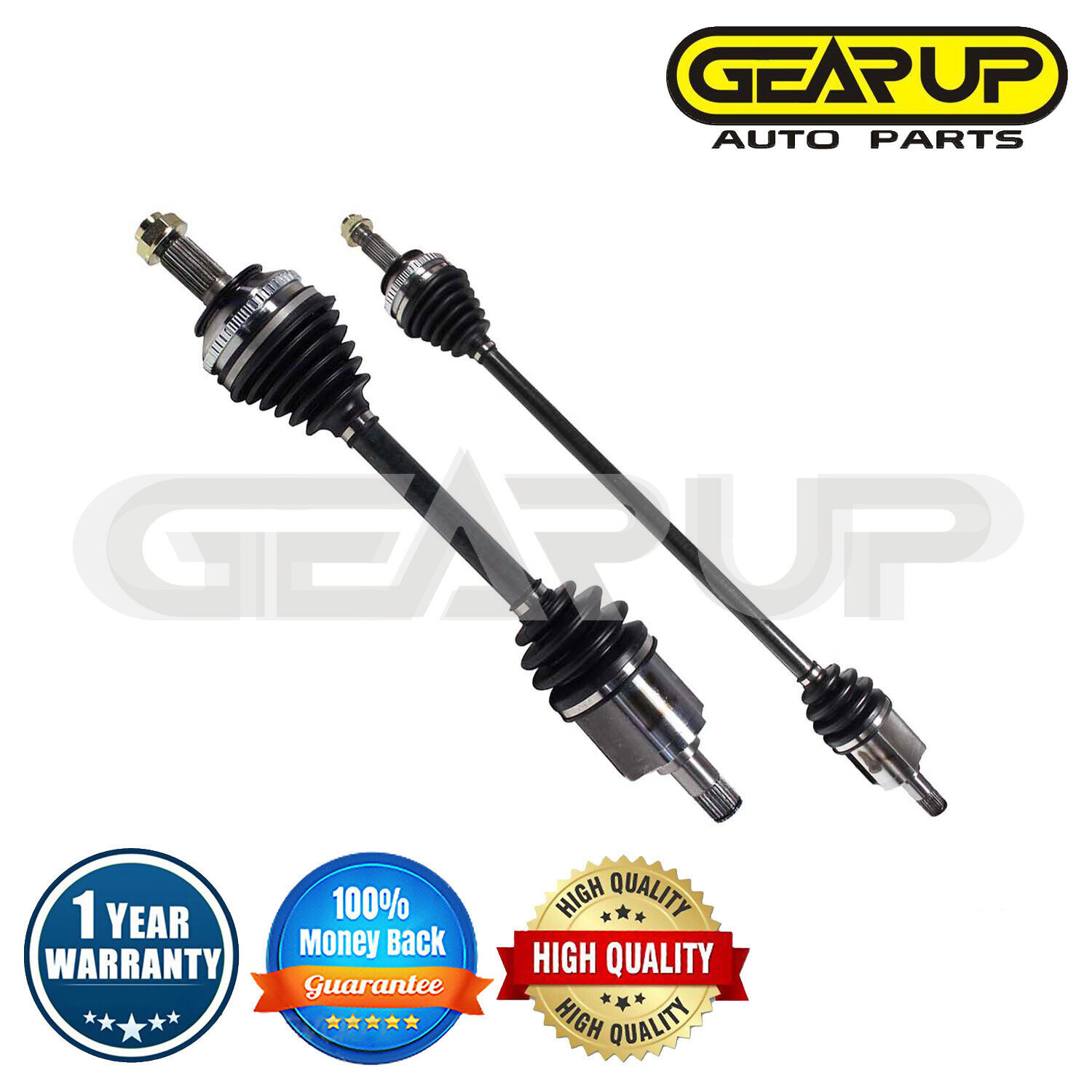 Front Pair CV Axle Shaft Assembly for Honda Accord LX EX Automatic FWD 1994-97