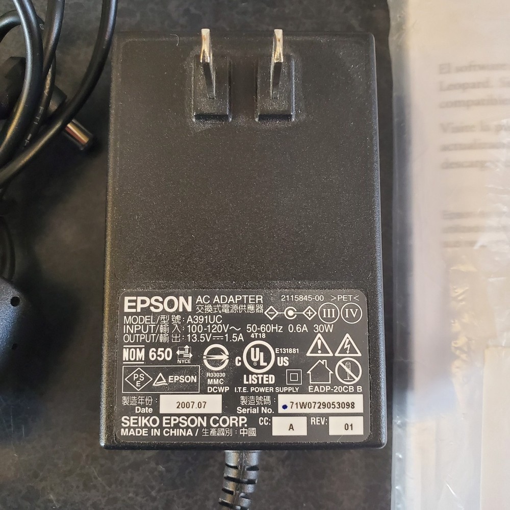 Epson V350 Perfection Photo Negative Slide Document Flatbed Scanner Complete