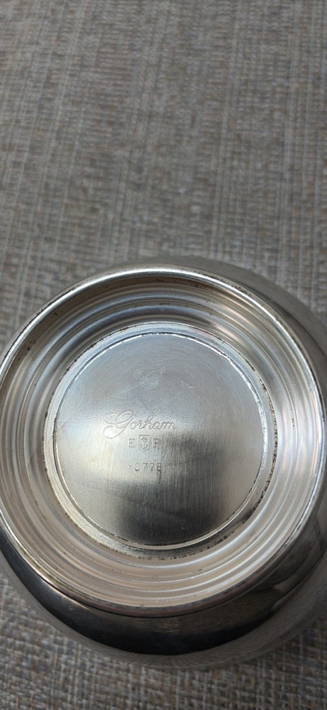 silver plate serving bowl