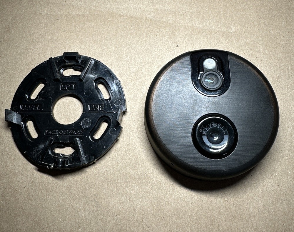 Skybell Video Doorbell Camera Bronze WiFi ( UNTESTED )