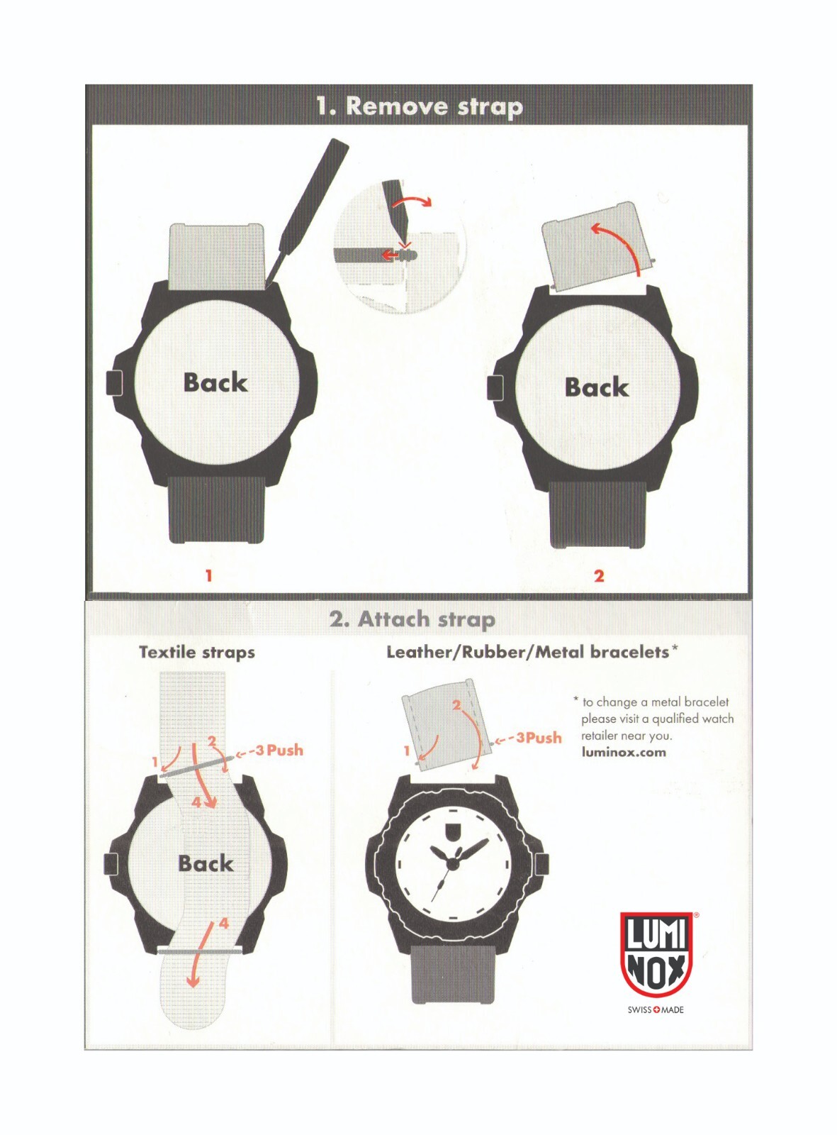 Original OEM Luminox DPB Rubber Watch Band Strap 3000 3900 8400 8000 NAVY SEAL