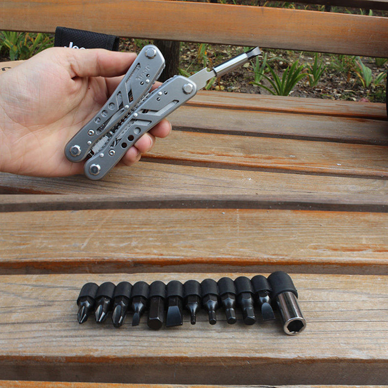 JEEP Multi-function Outdoor Set Pliers Knife Stainless Steel Camping Screwdriver