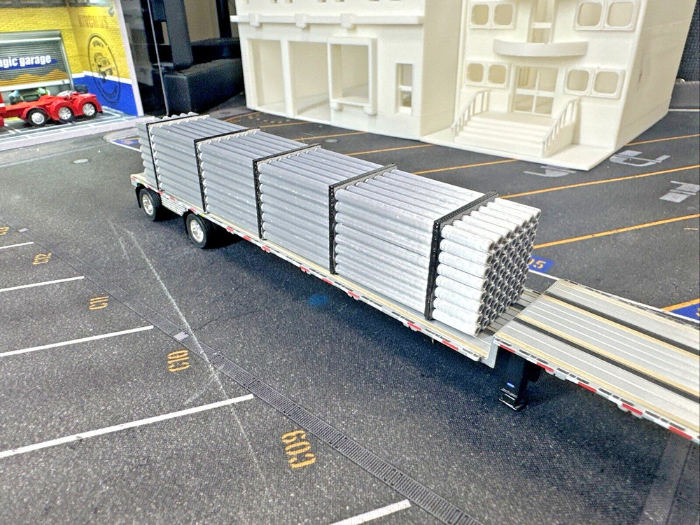 Metal Pipe Load For DCP Trucks 1/64 Scale